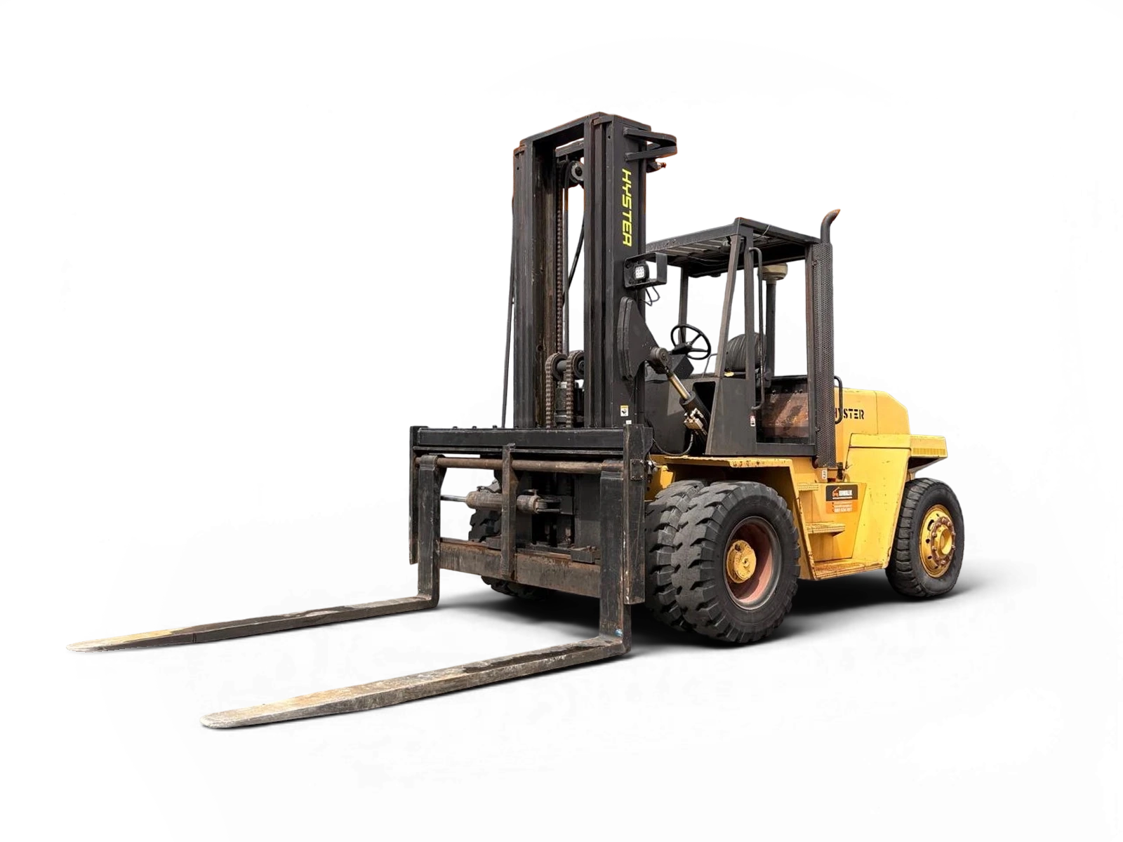 Wózek widłowy diesel Hyster H 9 XL o udźwigu 9 ton – wynajem Radom