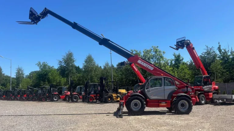 ŁADOWARKA TELESKOPOWA MANITOU MT 1840 A + widły i kosz , sterowanie radiowe aktualne UDT podpory