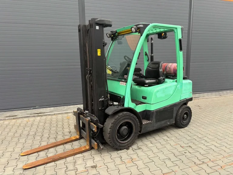 Wózek widłowy HYSTER 2,5 t naped LPG wolny skok przesuw widel rok 2007